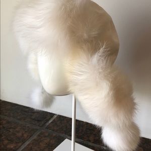 💯 🦊 Fox fur w/ genuine leather Brand New USHANKA